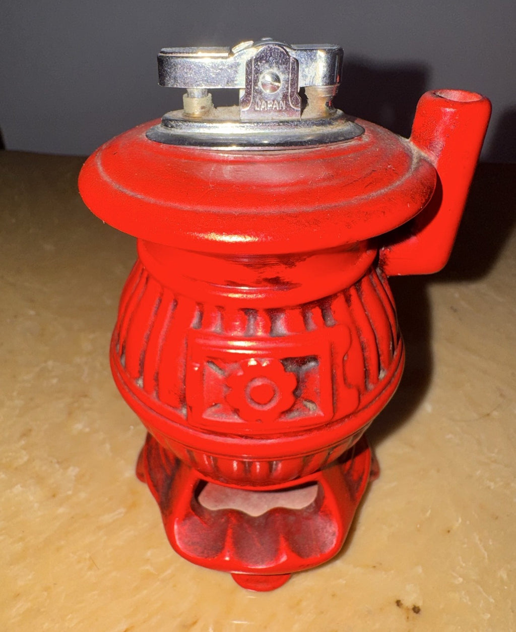 Red Cast Iron "Fire Hydrant" Table Lighter