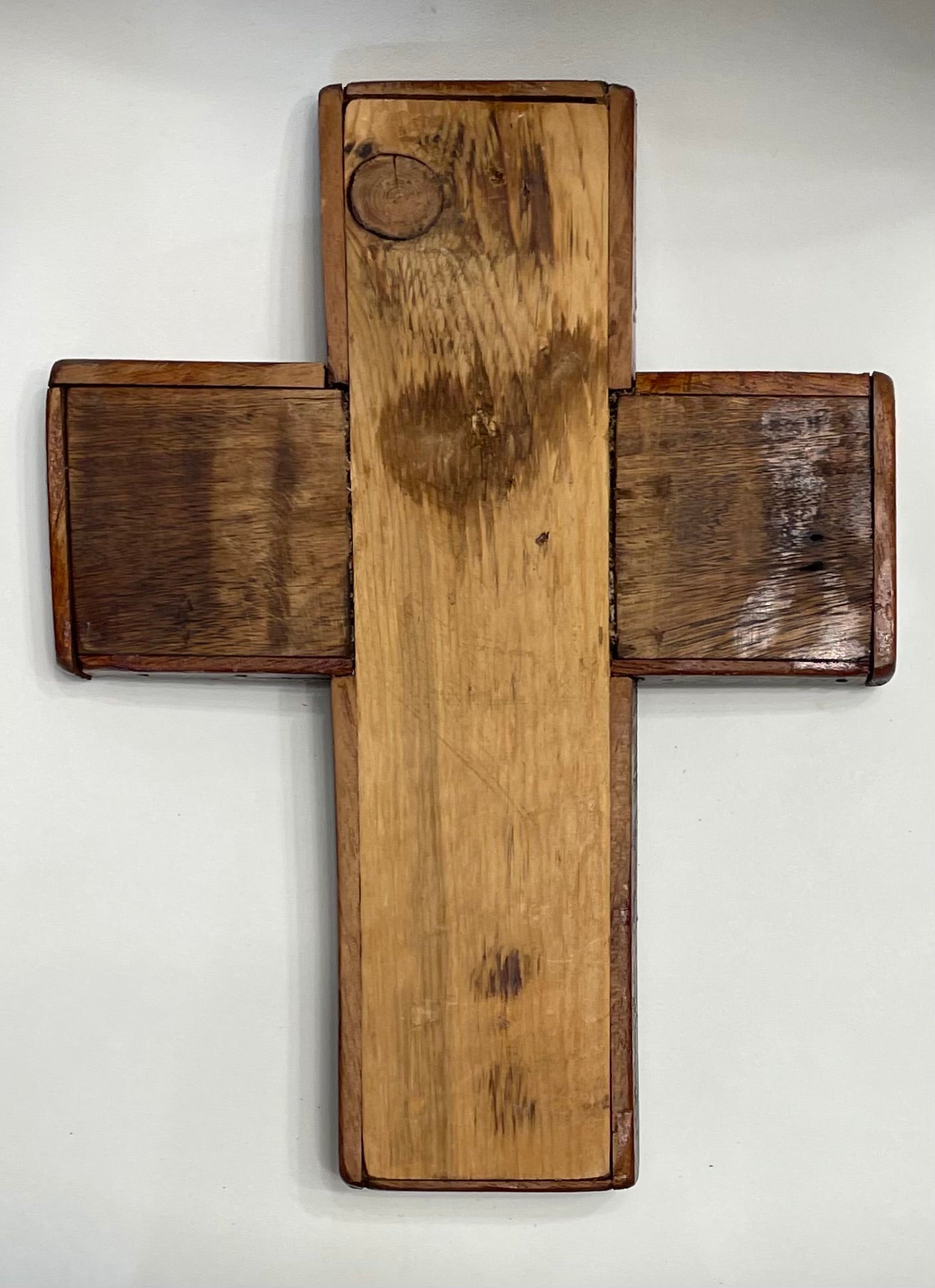 Cross made of Clothings  pin