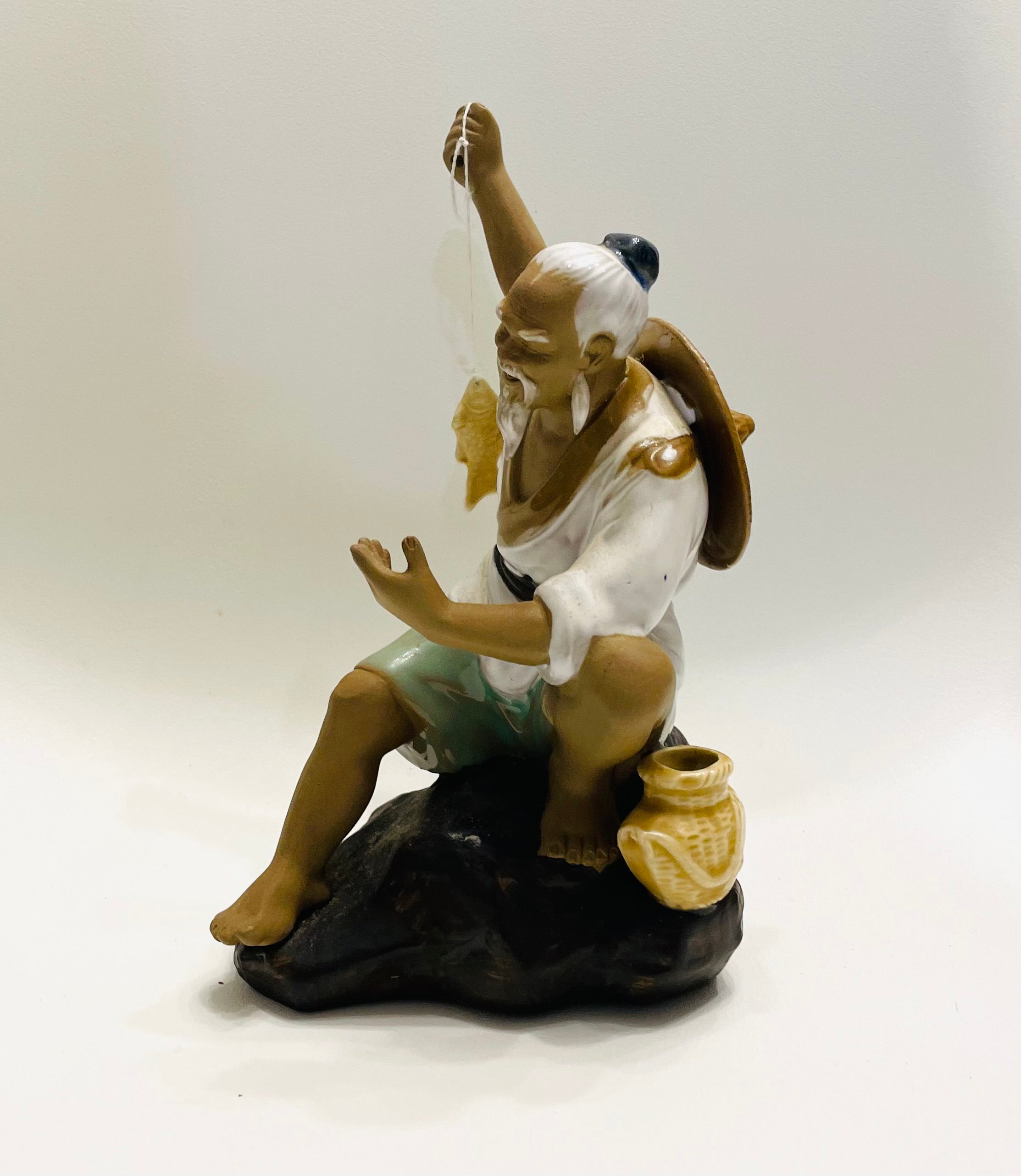 Fisherman Enamel ceramic