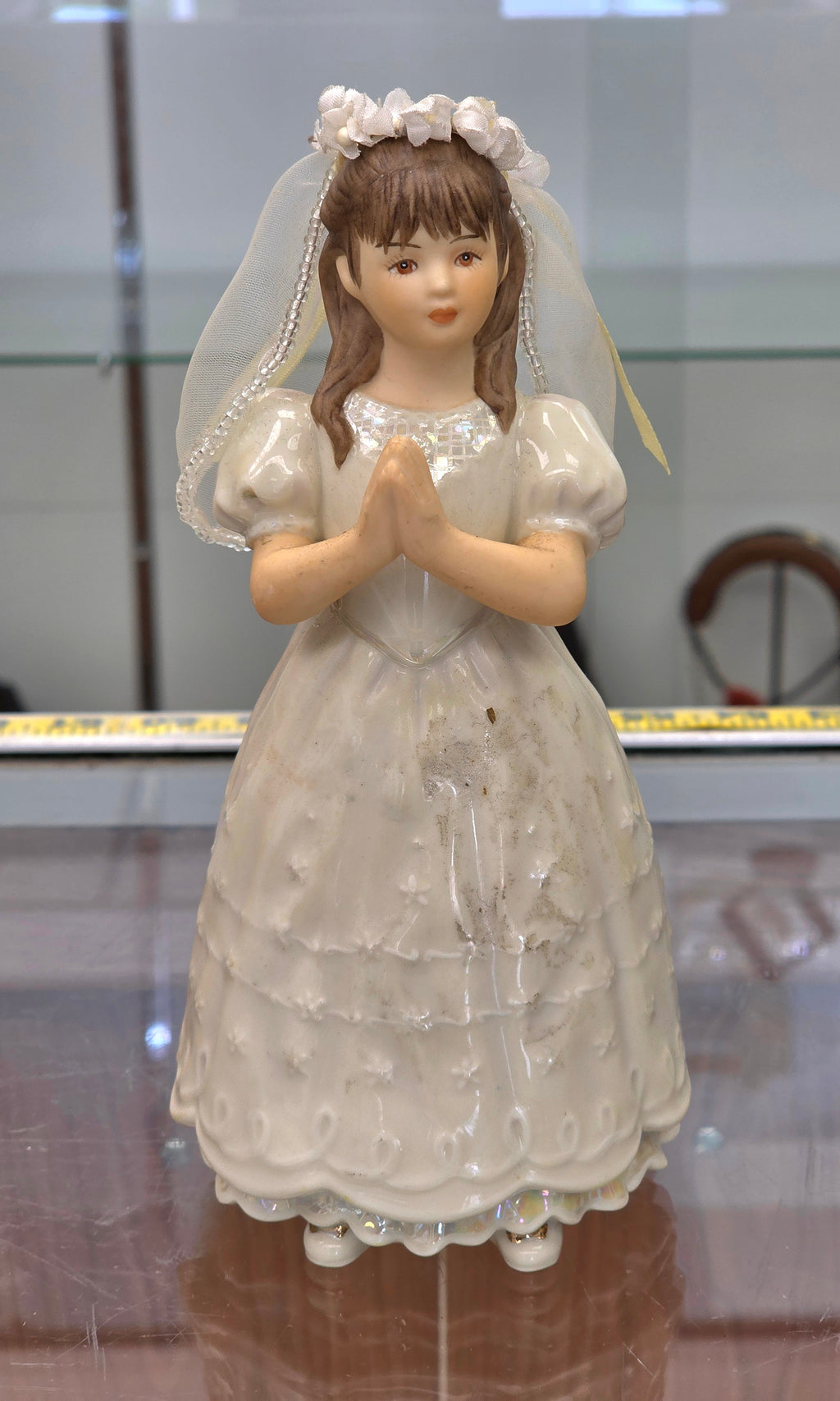 First Communion Brunette Girl Lenox figurine by Sandra Kuck