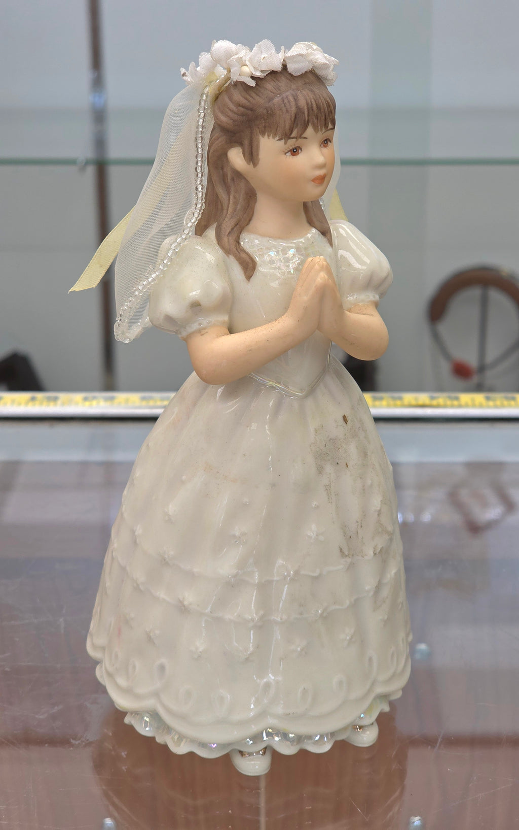 First Communion Brunette Girl Lenox figurine by Sandra Kuck