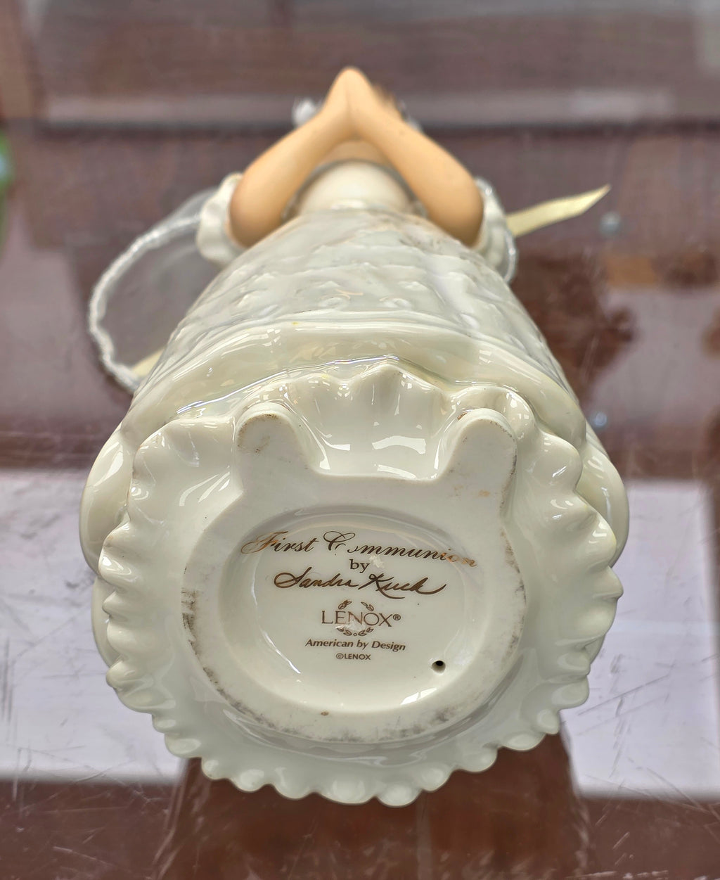 First Communion Brunette Girl Lenox figurine by Sandra Kuck