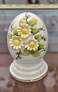 Vintage Diamantine Fine China 3D Floral Sculpture