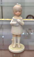 Vintage Lefton China The Christopher Collection Thanks Unto The Lord ceramic Figurine
