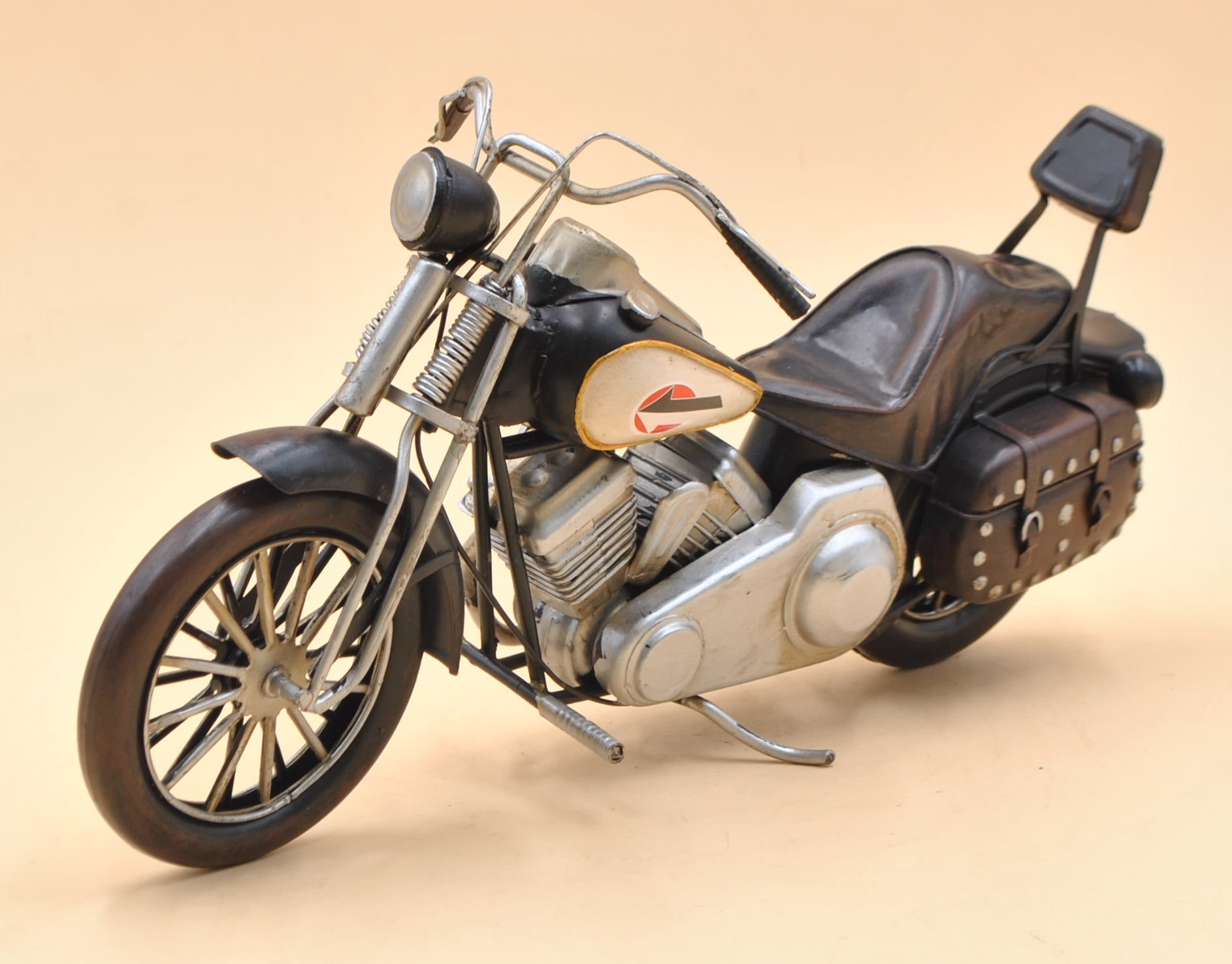 Vintage Hand Made Black Indian Motorcycle Motorbike Perfect Gift for Bikers