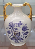 Vintage Troster Studio porcelain flower miniatue vase 4.75" ht