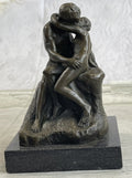 The Kiss by Auguste Rodin Romantic Nude Romance Love Bronze Statue Sculpture Art