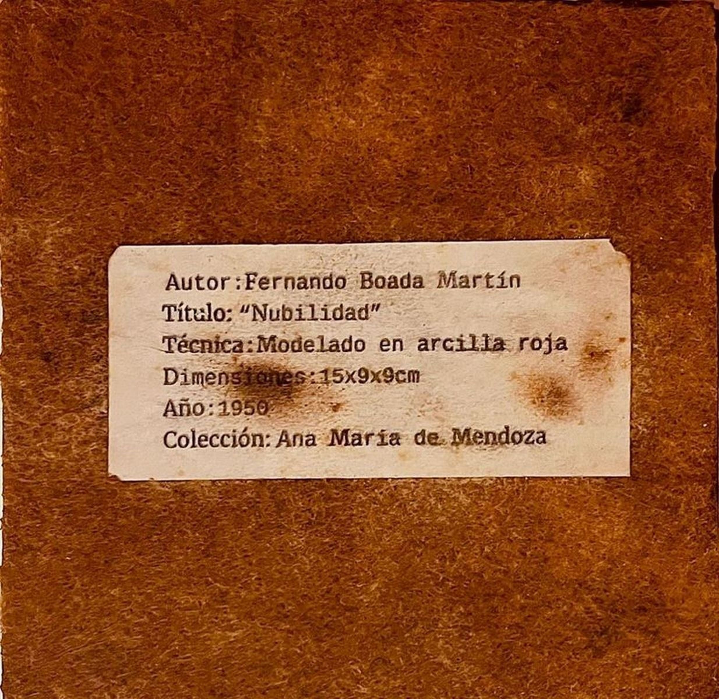 Fernando Boada Martin "Nubilidad"