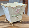 Lenox 2001 Gold Club Porcelain Flower Pot
