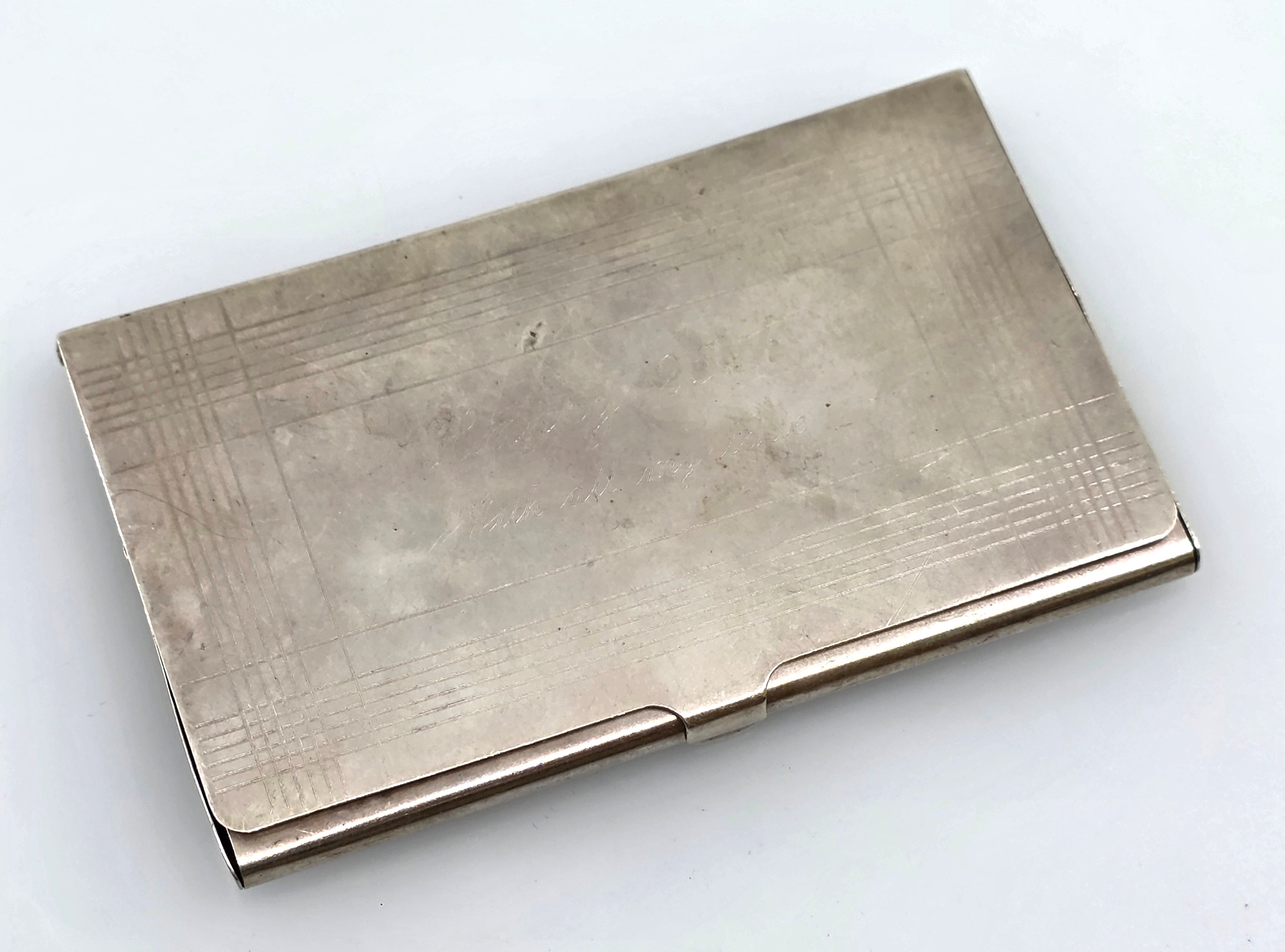 Tiffany & Co. Sterling Silver Business Card Case Holder