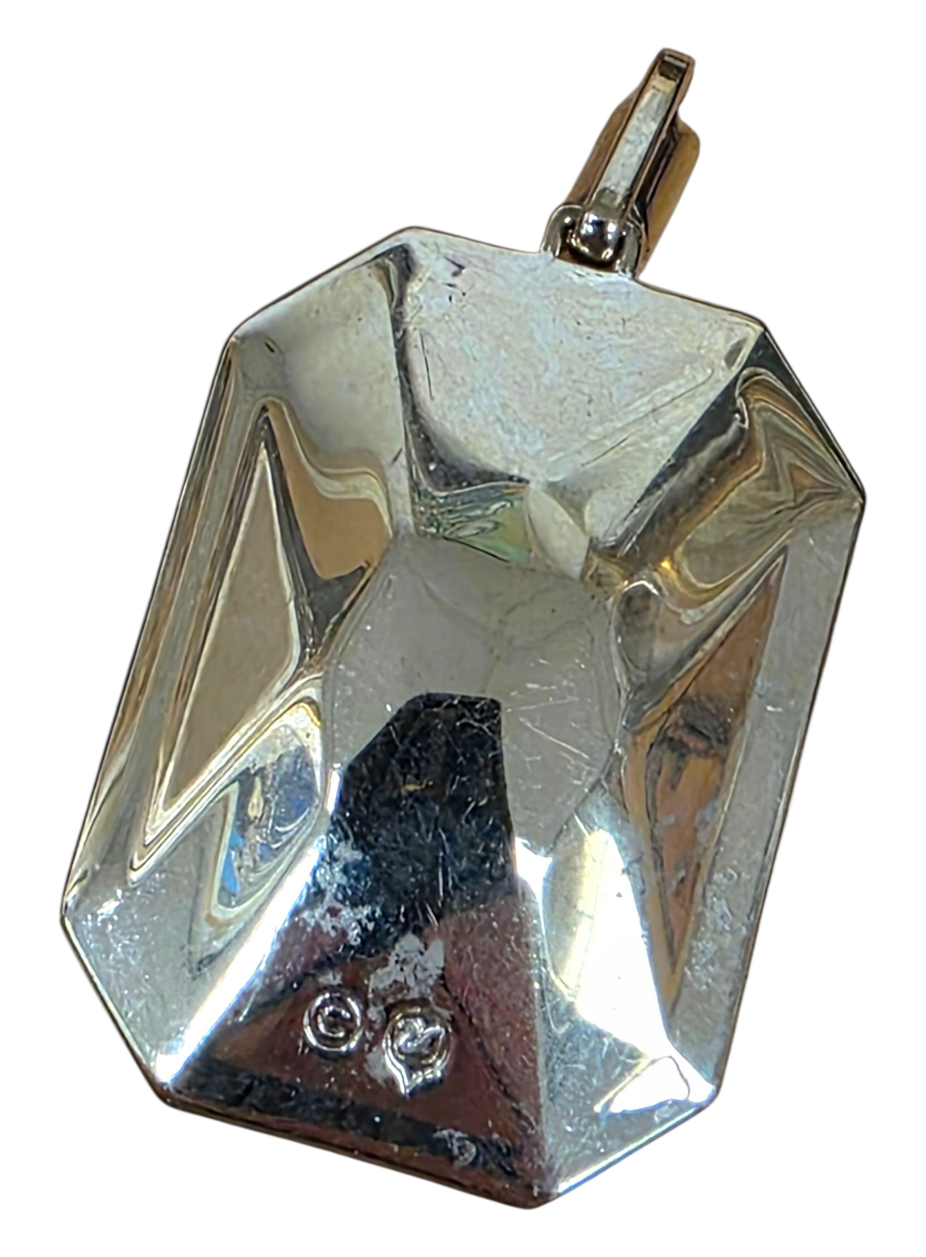Large Swarovski Afternoon Pendant Retired 2" x 1"