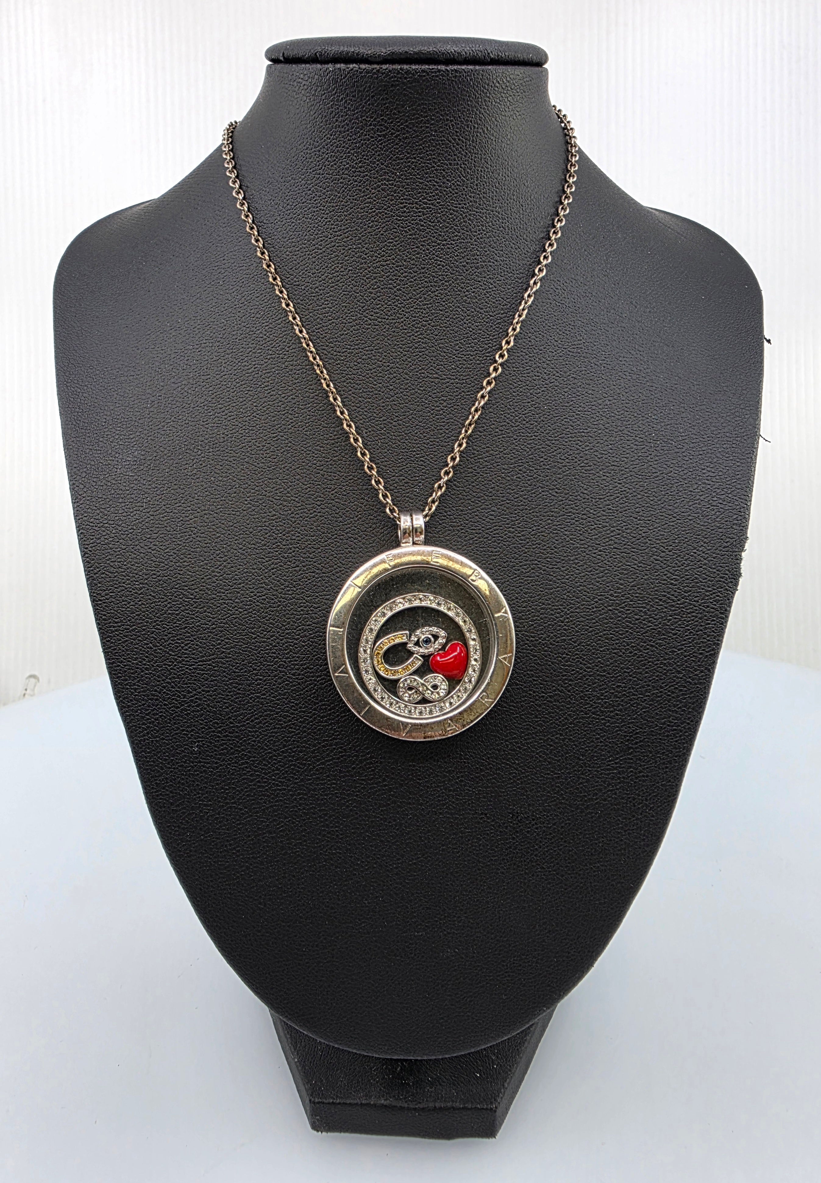 Life By Vivara Sterling Silver 925 Necklace Chain with Pendant charms