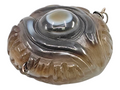 Antique Tibetan agate Dzi bead, also known as a goat eye or Lukmik lucky charm