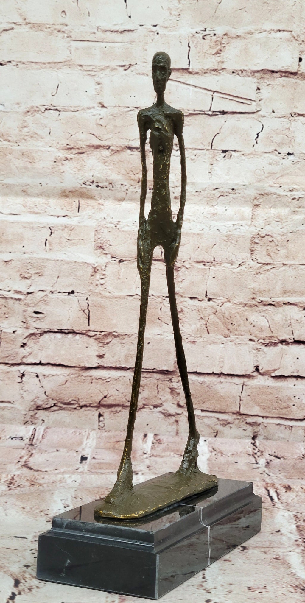 Walking Man Bronze Sculpture Ð Giacometti Style Modern Art