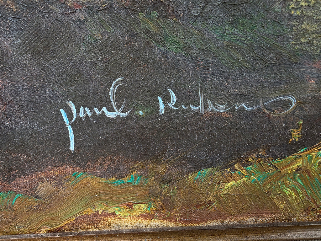 Paul Rubens Landscape oil on canvas