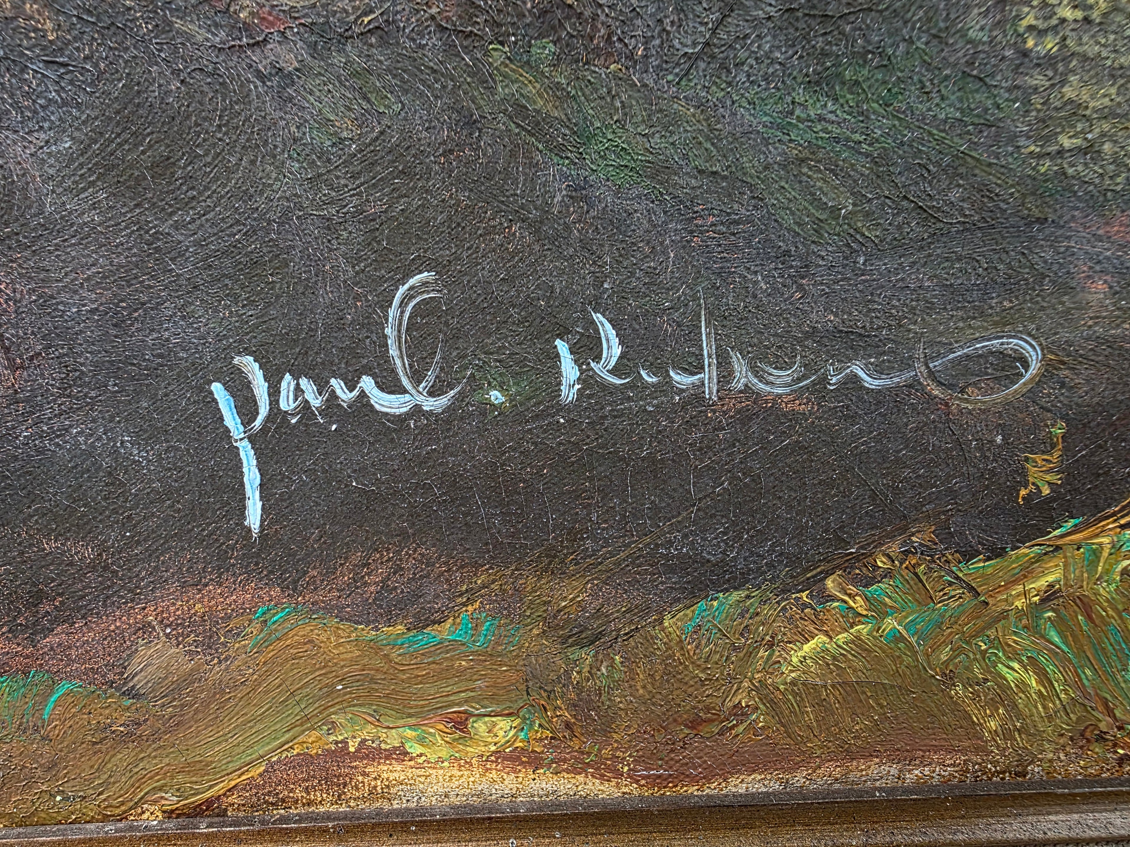 Paul Rubens Landscape oil on canvas