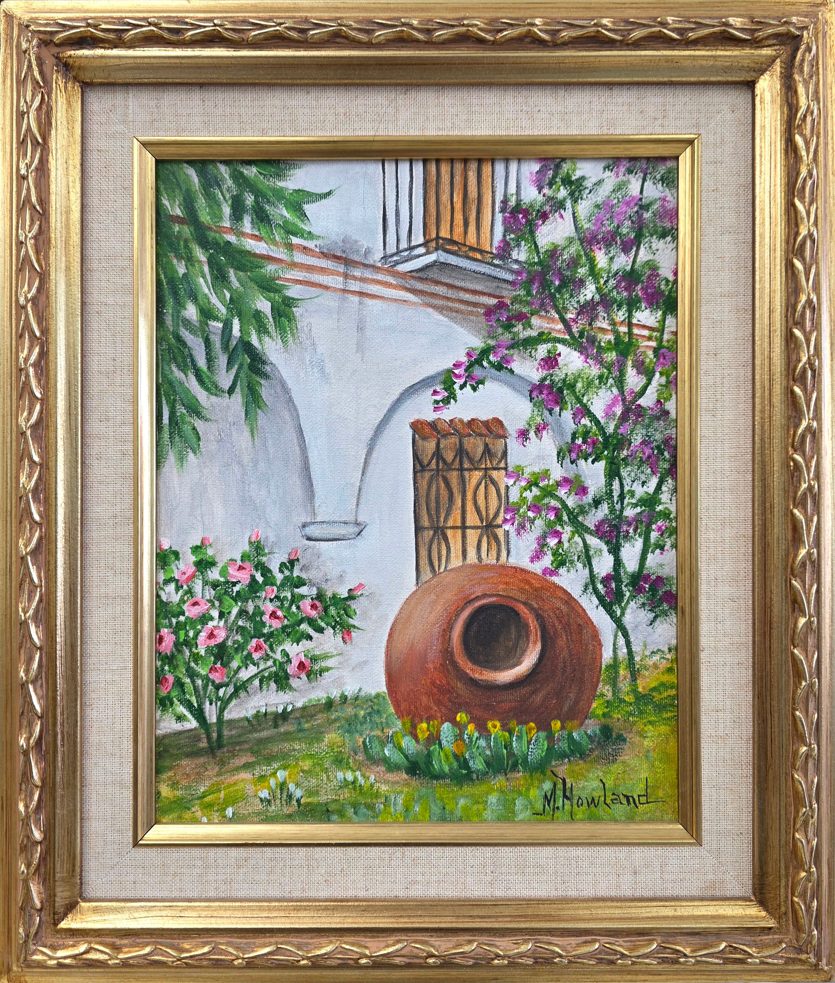 M. Howland oil painting