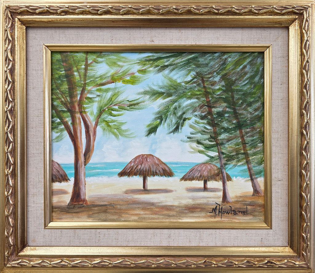 M. Howland oil painting