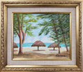 M. Howland oil painting