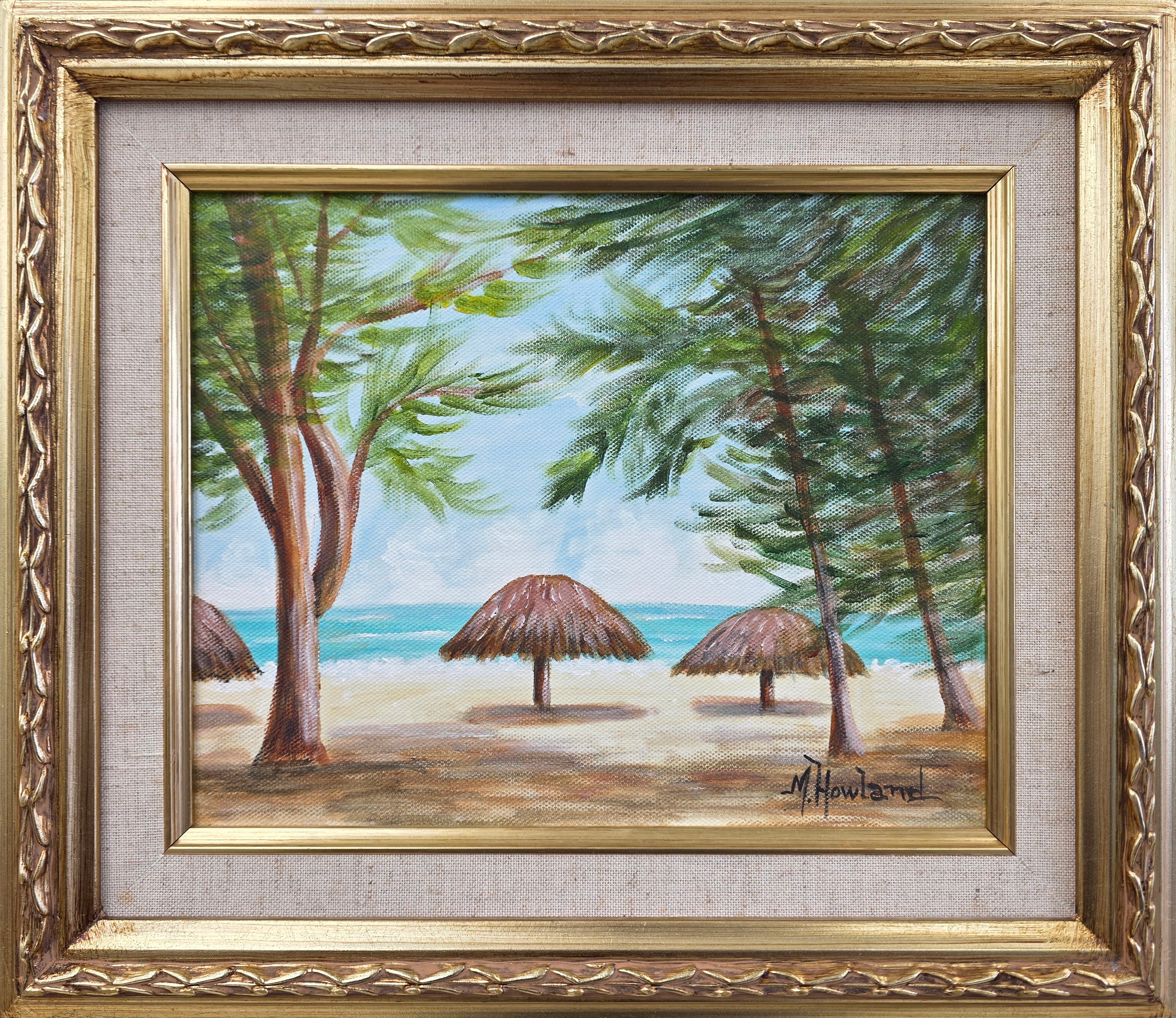 M. Howland oil painting