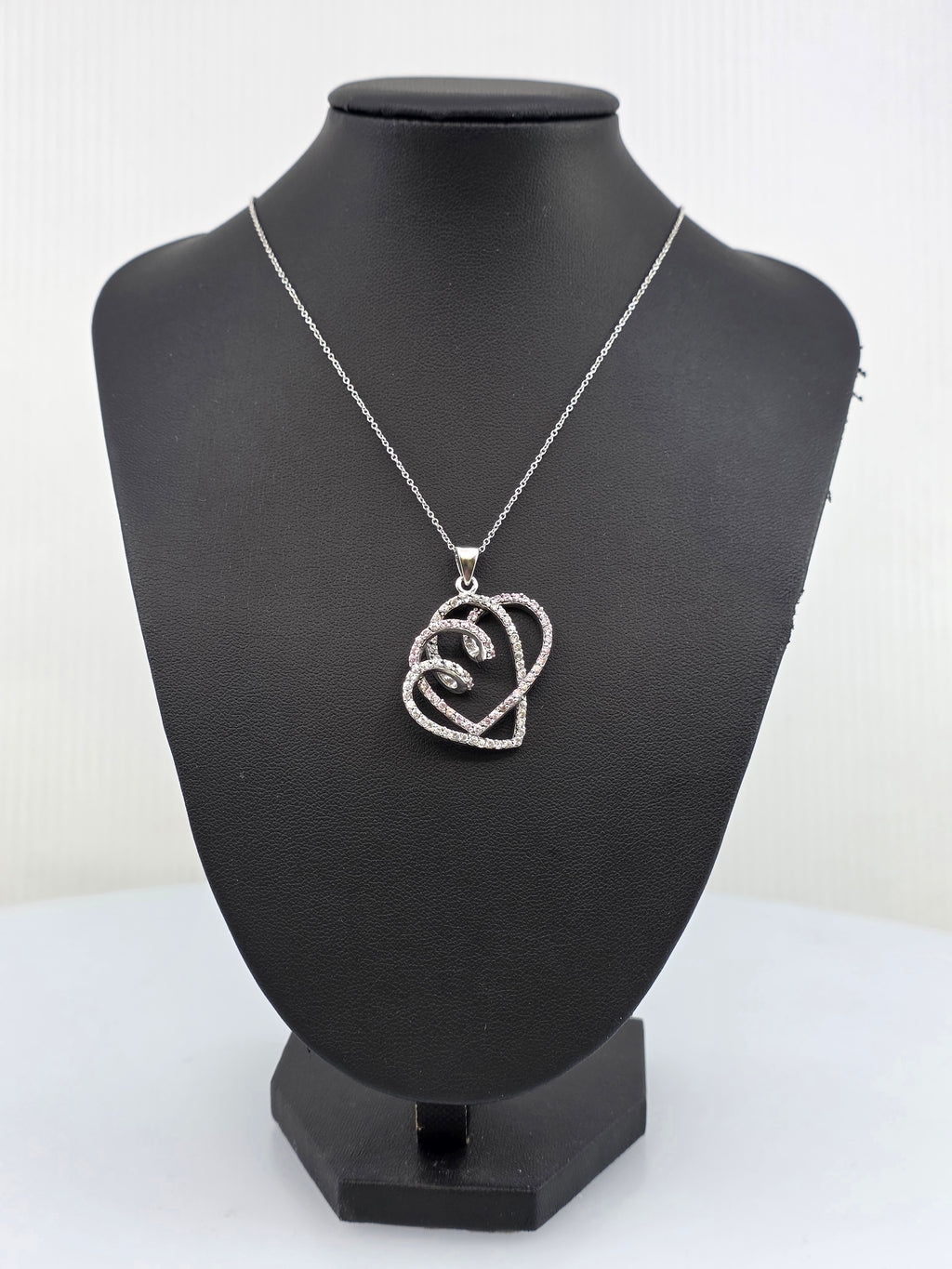 sterling silver swirl necklace