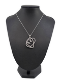 sterling silver swirl necklace