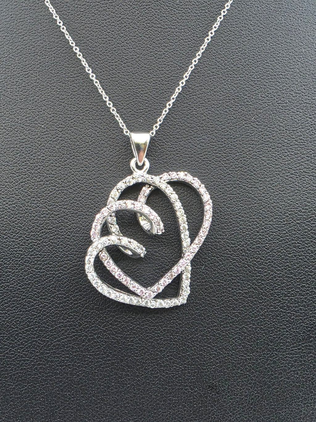 sterling silver swirl necklace
