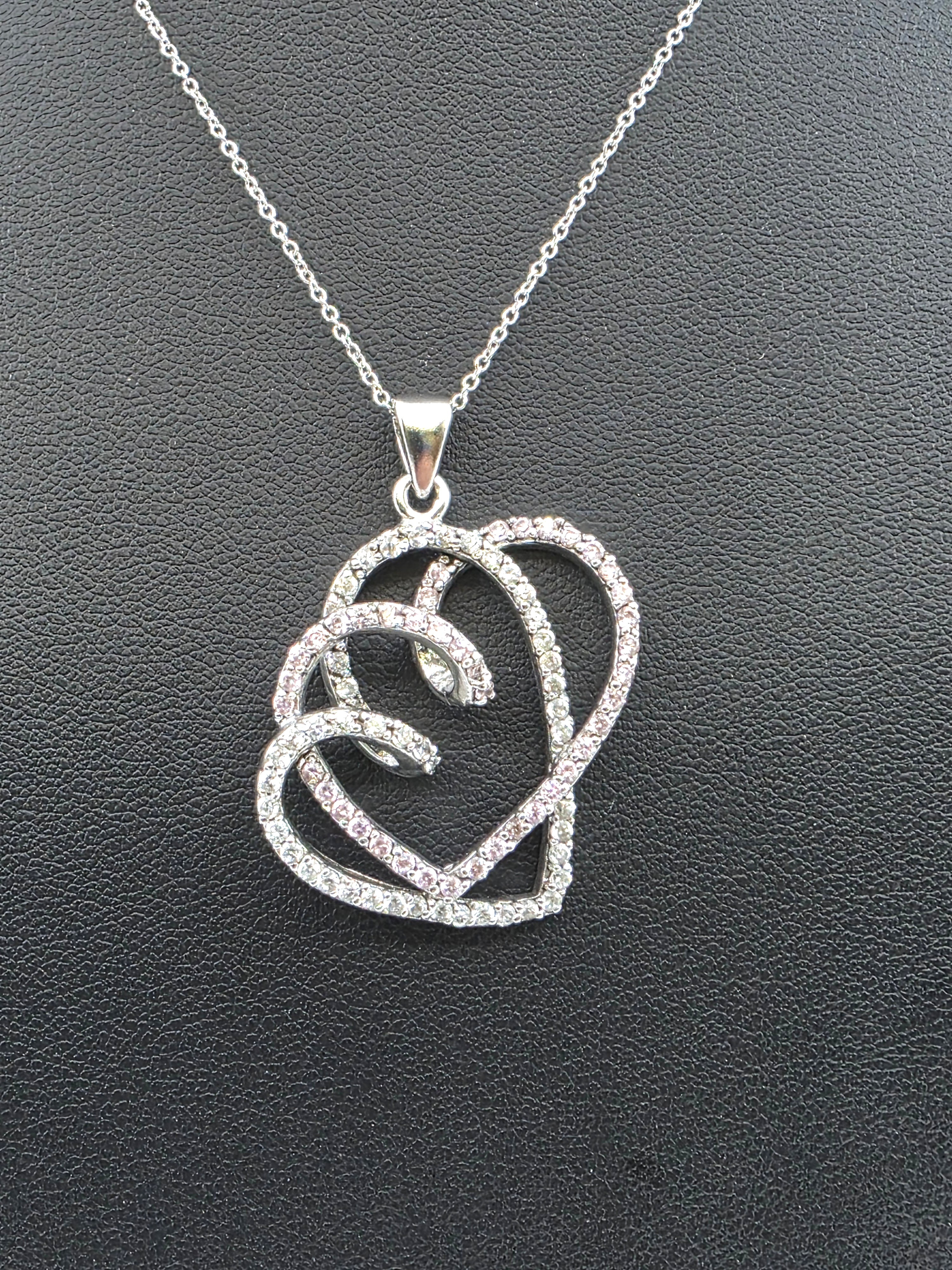 sterling silver swirl necklace
