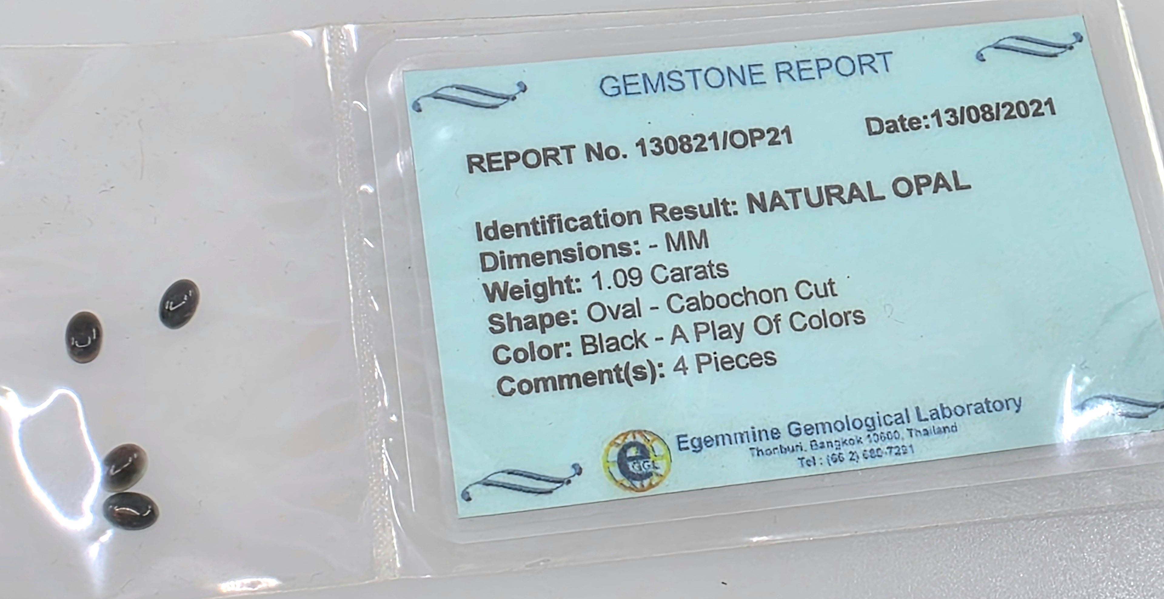 1.09 carats Natural Opal