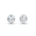 1.81ctw G COLOR SI2 CLARITY Diamond 14K White Gold Stud Earrings