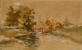 Antonio Rodriguez Morey watercolor on board