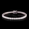 9.88ctw H to J COLOR I1 CLARITY Diamond 14K White Gold Tennis Bracelet