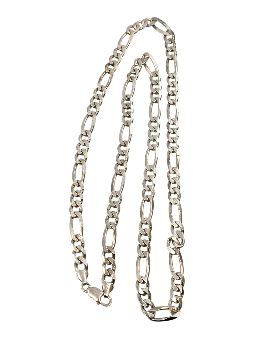 Sterling Silver Figaro Chain