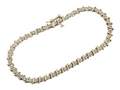 10k yellow gold Diamond Tennis bracelet