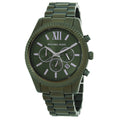 Michael Kors Lexington Army Green Mens Watch MK9166 NWT + Box