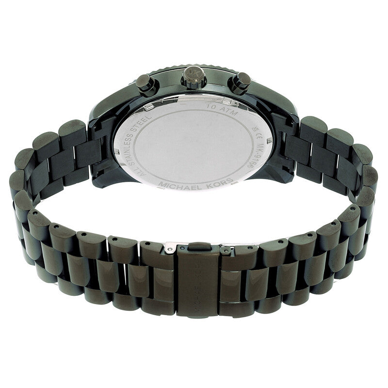 Michael Kors Lexington Army Green Mens Watch MK9166 NWT + Box