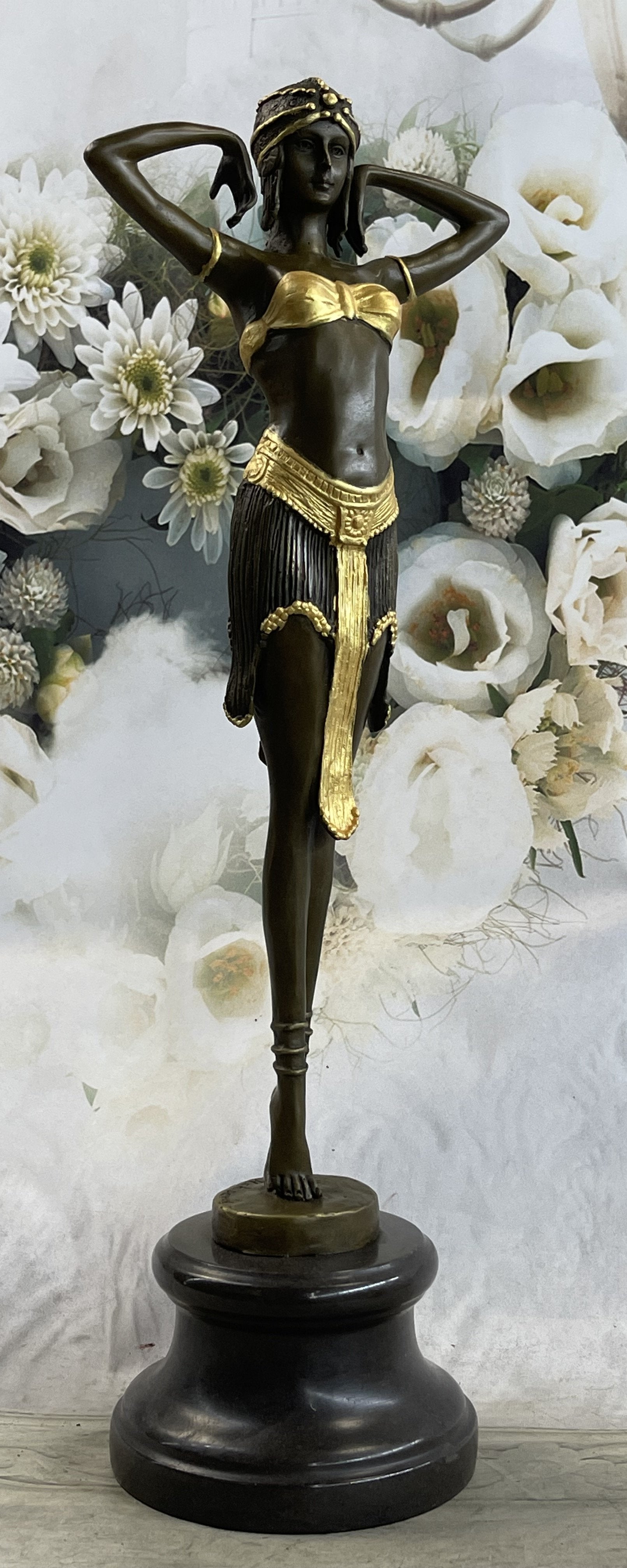 Demetre Chiparus ILLUSION OF VIRTUE Art Deco Bronze