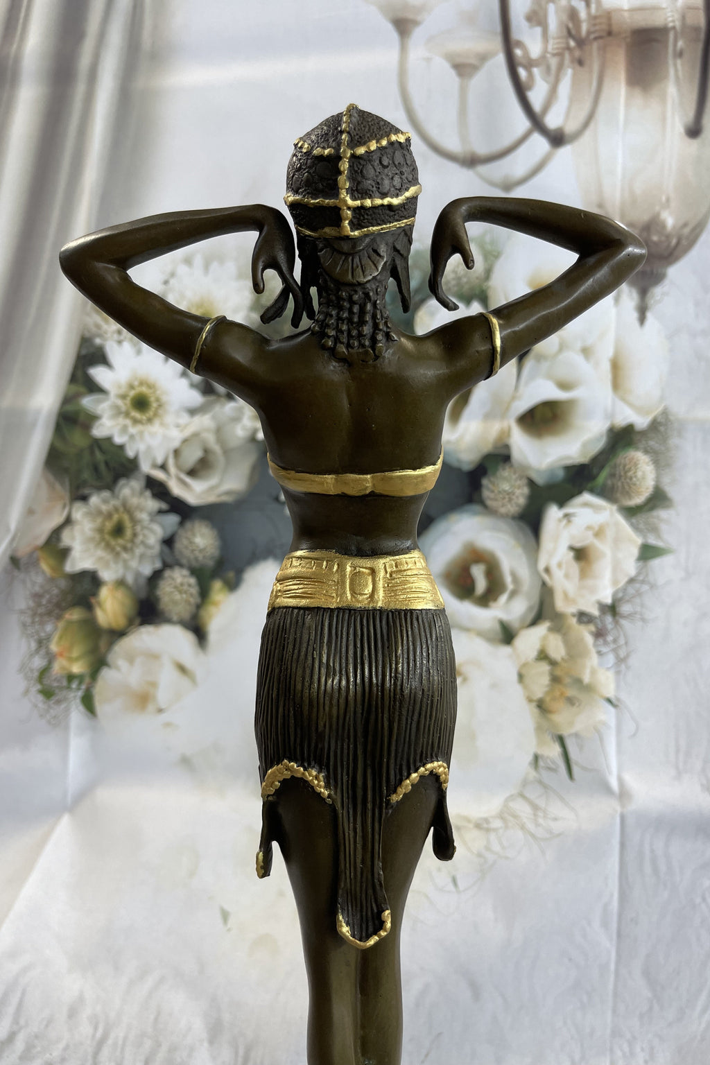 Demetre Chiparus ILLUSION OF VIRTUE Art Deco Bronze